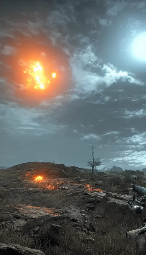 Image similar to the end of the world, with cryengine