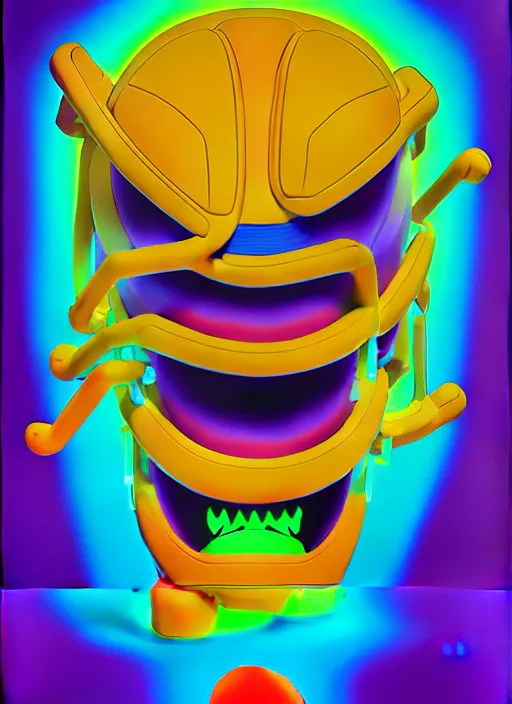 Image similar to yugioh monster by shusei nagaoka, kaws, david rudnick, airbrush on canvas, pastell colours, cell shaded, 8 k