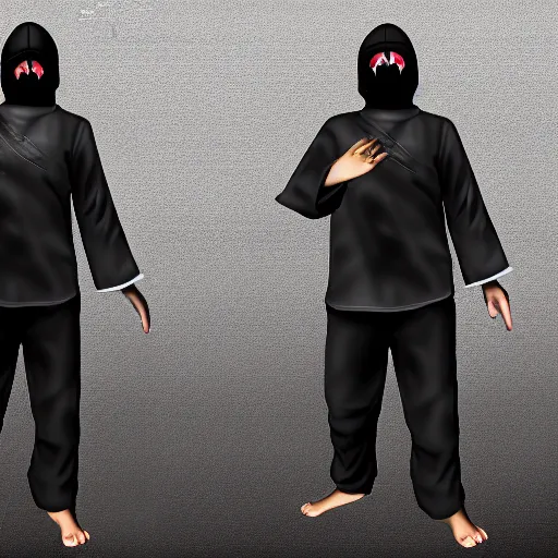 Image similar to ninjas in pyjama, csgo, art, valve, counter strike