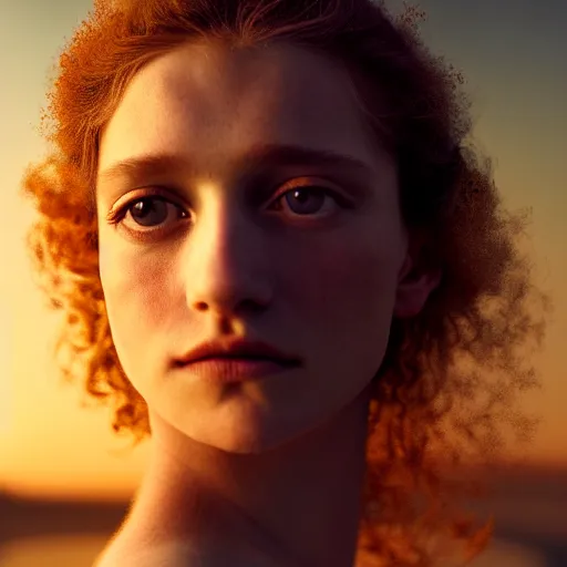 Prompt: photographic portrait of a stunningly beautiful renaissance female in soft dreamy light at sunset, contemporary fashion shoot, annie leibovitz and steve mccurry, david lazar, jimmy nelsson, breathtaking, 8 k resolution, extremely detailed, beautiful, establishing shot, artistic, hyperrealistic, beautiful face, octane render