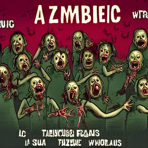 Image similar to a zombie chorus
