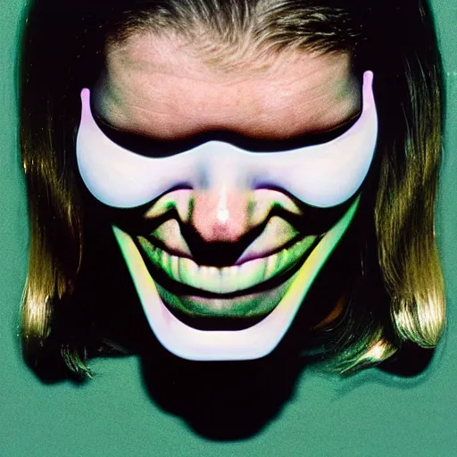 Prompt: aphex twin album cover design by chris cunningham and jonathan zawada