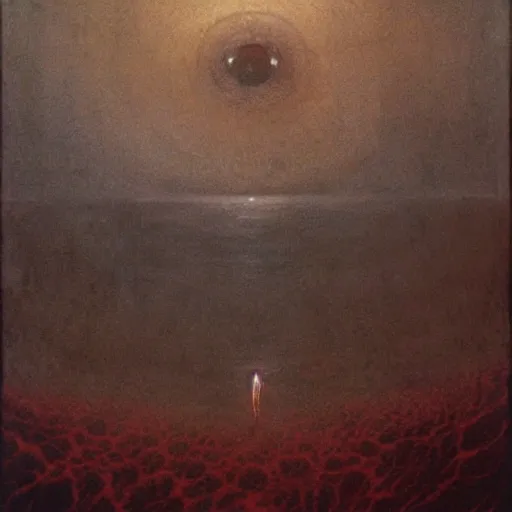 Prompt: Eldritch horror, painted by beksinski