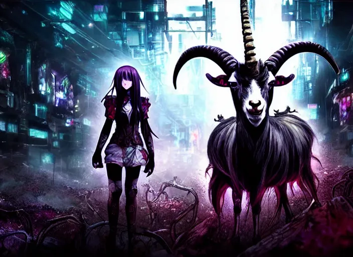 Goat girl | Monster girl encyclopedia, Character design, Anime girl