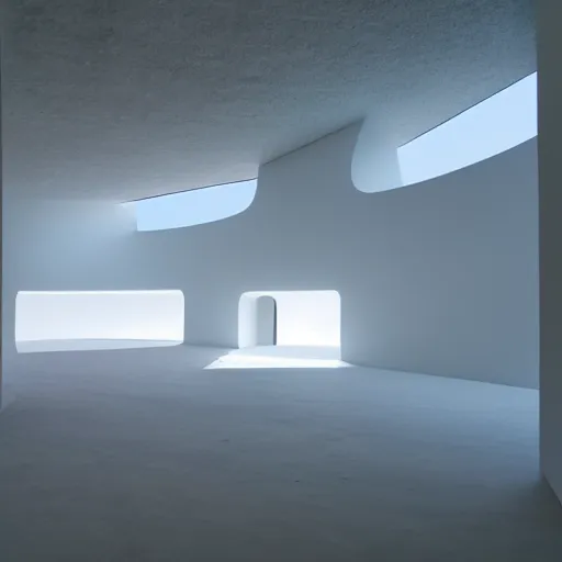 Prompt: James Turrell architecture