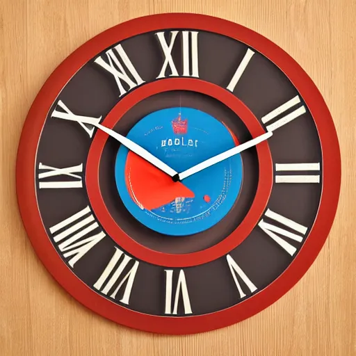 Image similar to a wall clock designed by Paddington bear