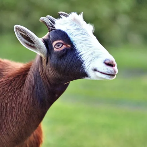 Prompt: goat goose hybrid