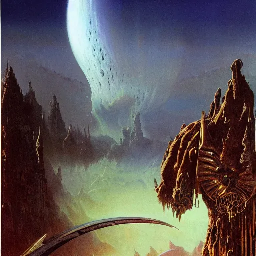 Prompt: elden ring by bruce pennington