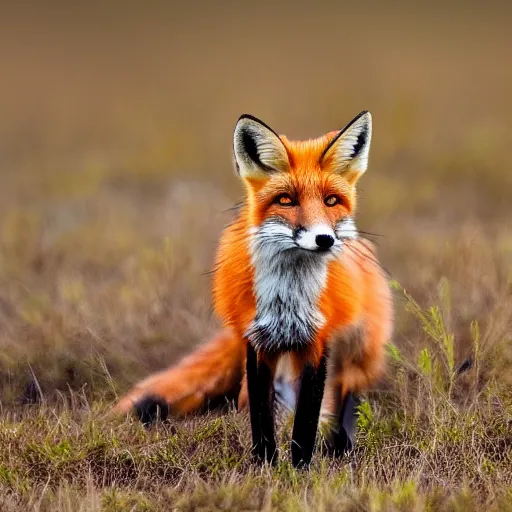 Image similar to a national geographic award winning photograph of a fox, nature photography, 4k, HD