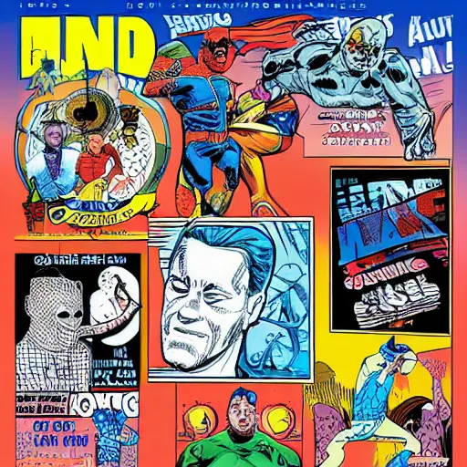 Image similar to on this episode of FloridaMan, comic book style, digital art