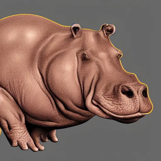 A Hippo Made Out Of Brains Medical Diagram Stable Diffusion Openart