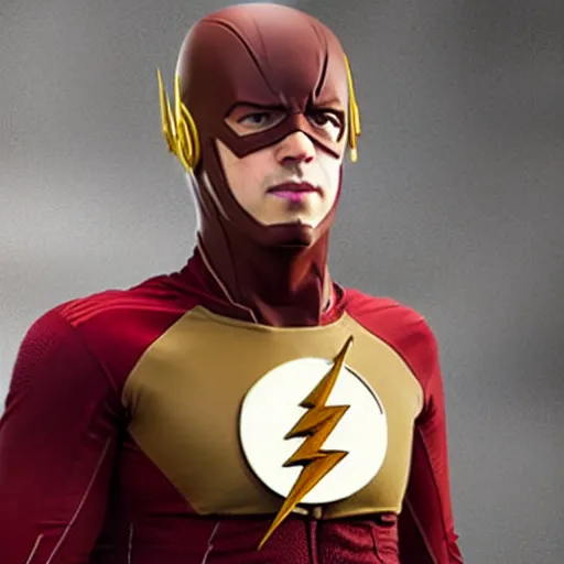 Image similar to evan evagora wearing the flash suit