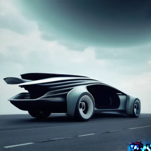 Image similar to khyzyl saleem car :: Rolls-Royce 103EX concept : medium size: 7, u, x, y, o form panels: motherboard forms zaha hadid architecture big size forms brutalist medium size forms sci-fi futuristic setting ultra realistic photography, keyshot render, octane render, unreal engine 5 render , high oiled liquid glossy specularity reflections, ultra detailed, 4k, 8k, 16k blade runner 2049 color colors Cyberpunk 2077, ghost in the shell, thor 2 marvel film, cinematic, high contrast: tilt shift: sharp focus