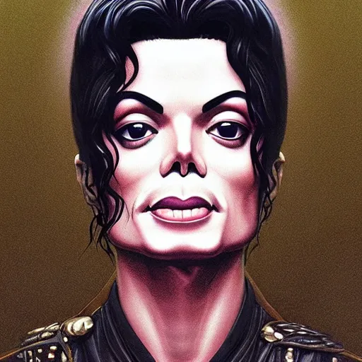 michael jackson as saint. matte, facial features, | Stable Diffusion ...