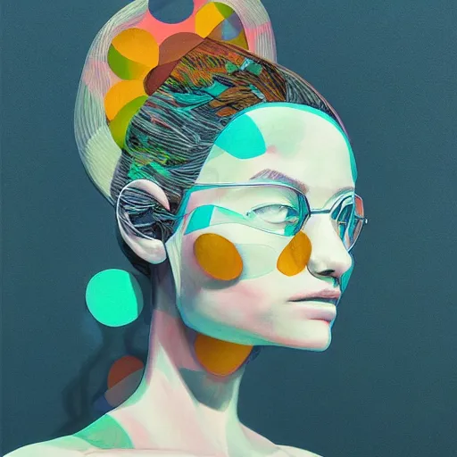 Prompt: abstract 3d female portrait by James Jean and Jason Chan