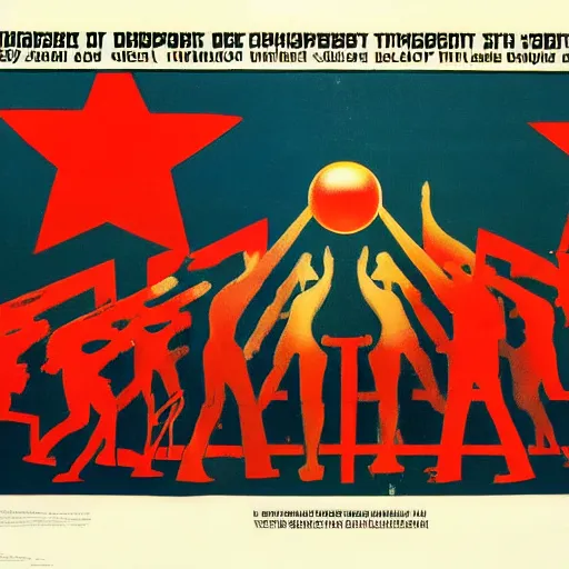 Prompt: 1984 Soviet propaganda poster depicting the danger of free speech