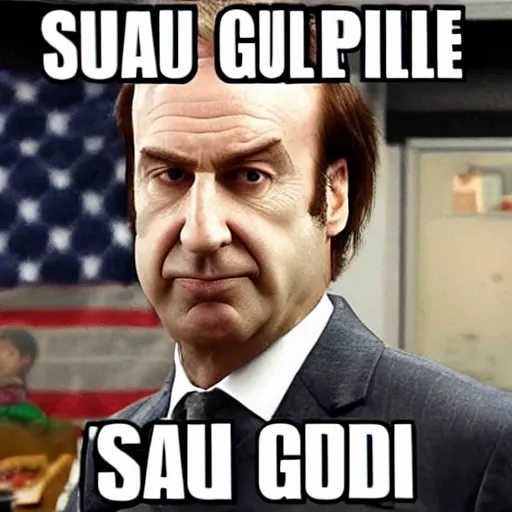 Prompt: saul goodman pickle