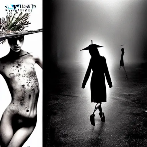 Image similar to silent hill, steven meisel photography