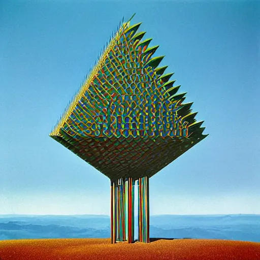 Image similar to album cover modular synth by Storm Thorgerson