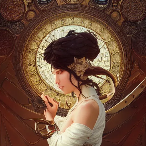 Image similar to a strange blowing horn, d & d, fantasy, intricate, elegant, highly detailed, digital painting, artstation, concept art, smooth, sharp focus, illustration, art by artgerm and greg rutkowski and alphonse mucha