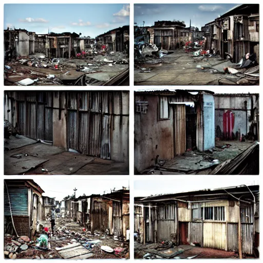 Prompt: slums