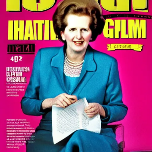 Image similar to margaret thatcher in rain on the cover of swimsuit illustrated