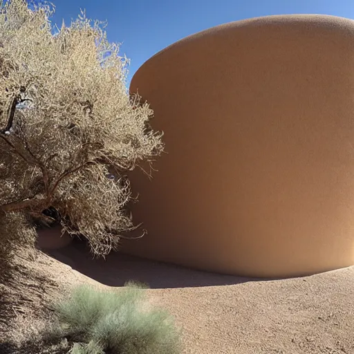 Image similar to biophilia architecture in the desert