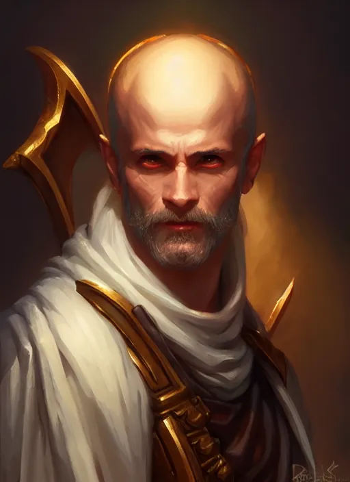 Prompt: a _ fantasy _ style _ portrait _ painting _ of god rpg dnd oil _ painting _ unreal _ 5 _ daz. _ rpg _ portrait _ extremely _ detailed _ artgerm _ greg _ rutkowski _ greg