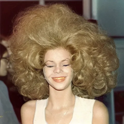 Image similar to 1 9 6 9 big hair day at walmart