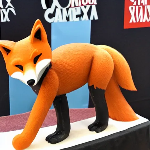 Image similar to Photo of a fox at San Diego Comic Con