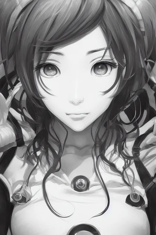 Image similar to hatsume mei, heroine, beautiful, detailed symmetrical close up portrait, intricate complexity, in the style of artgerm and ilya kuvshinov, magic the gathering art