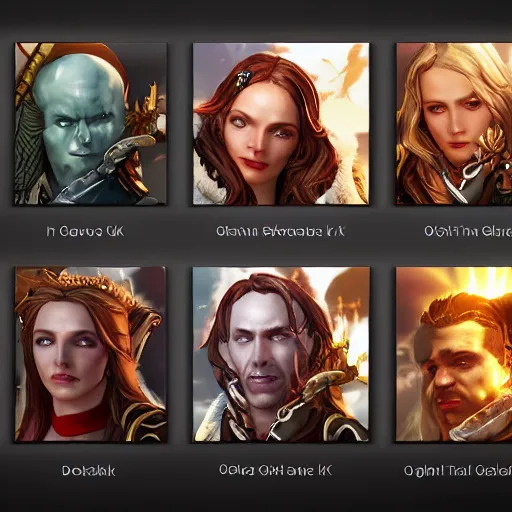 Prompt: divinity original sin 2, div os 2, div 2, group chat icon, 8 k high quality digital art icon art