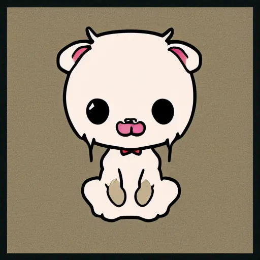 Image similar to cute chibbi cow in anime style, highly detailed, treanding on arttation