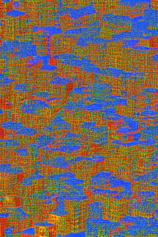 Image similar to favelas in rio, height map, bump map, diffusion map, 3 d, highly detaled, raised image, by piet mondrian