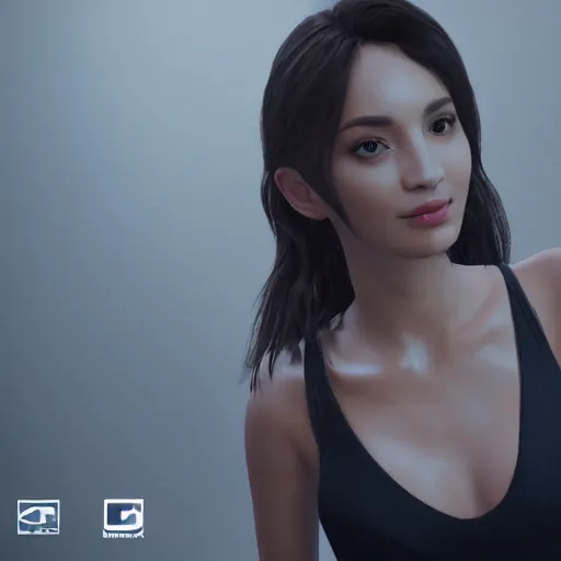 Image similar to dolby vision, unreal engine 5, 8k, beautiful girl,