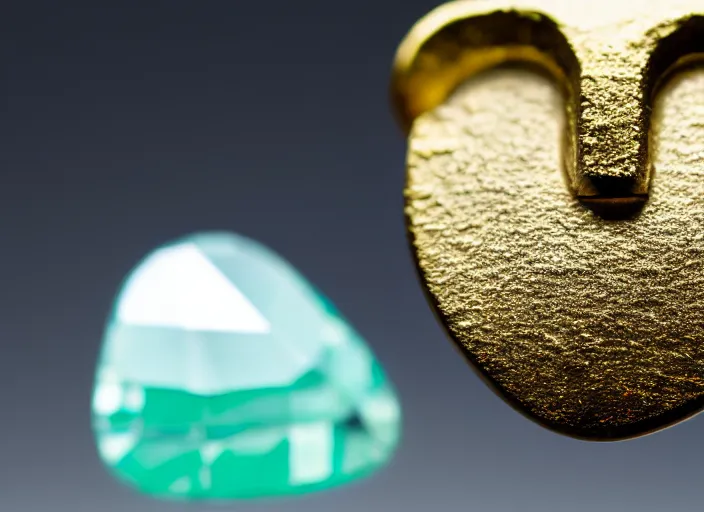 Prompt: a macro photo still of a gemstone in the shape of a king, 8 k studio lighting, key light, back lighting