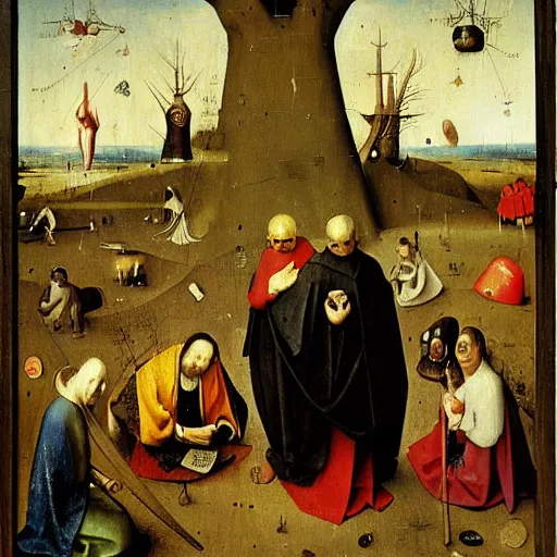 Prompt: the hope by Hieronymus Bosch