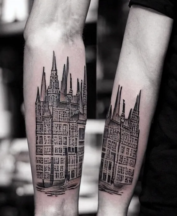 Image similar to amazing detailed tattoo stencil of denmark