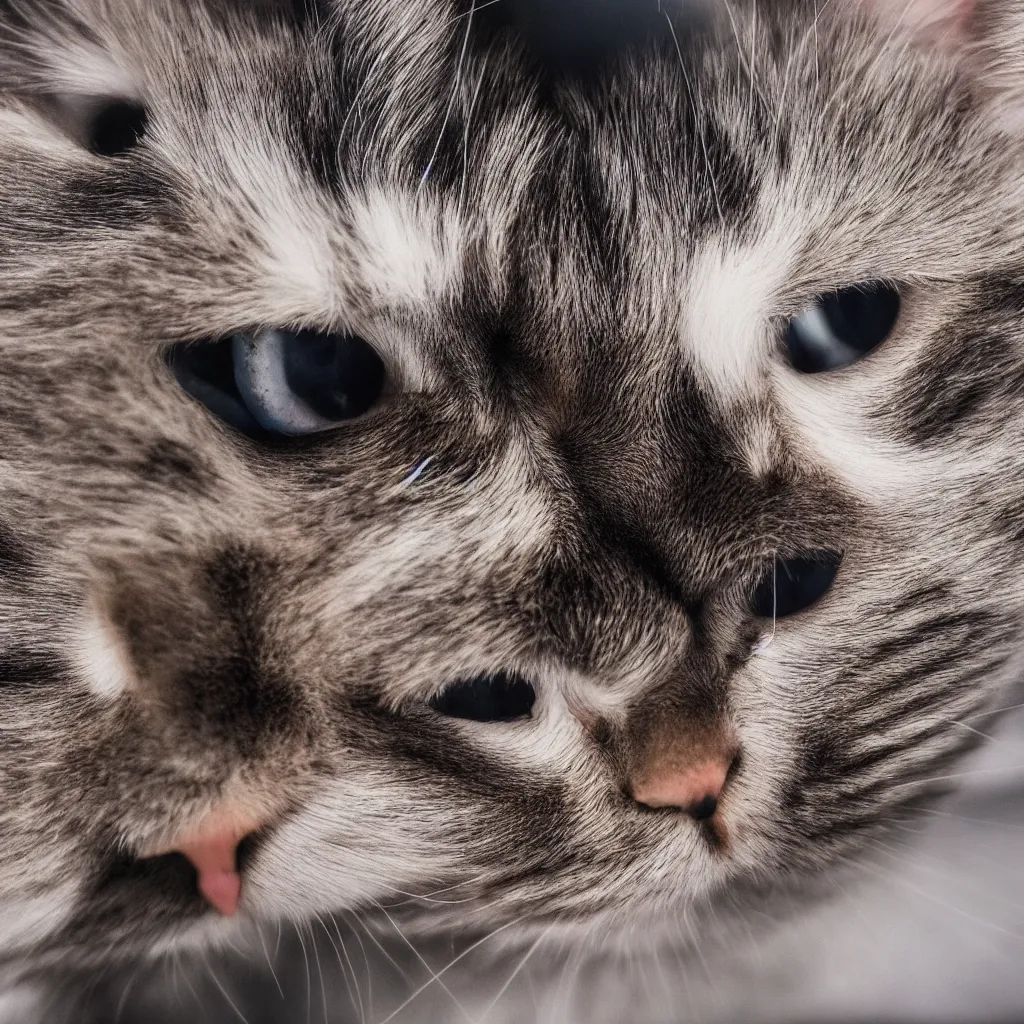 Prompt: a cat wearing a helmet, 8 k, hd, full - hd, ultra - hd, super - resolution, global illumination, insanely detailed and intricate, hypermaximalist, elegant, ornate, hyper realistic, super detailed