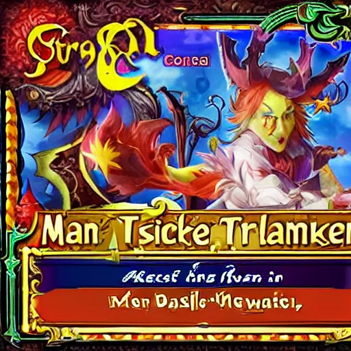 Prompt: trickster archetype in man