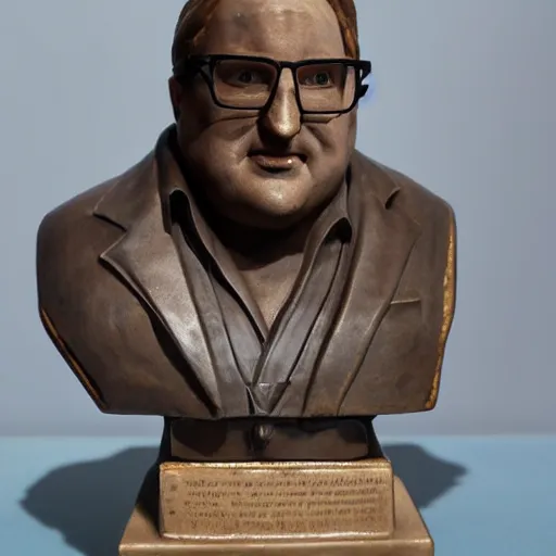 Image similar to gabe newell marmol bust