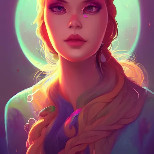 Image similar to a portrait of a beautiful hippie, art by lois van baarle and loish and ross tran and rossdraws and sam yang and samdoesarts, digital art, highly detailed, intricate, sharp focus, Trending on Artstation HQ, deviantart, unreal engine 5, 4K UHD image