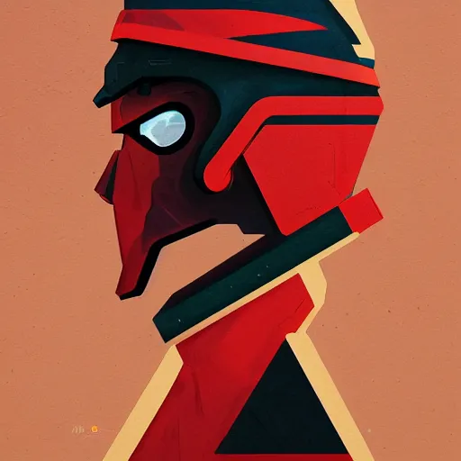 Image similar to Char Aznable profile picture by Sachin Teng, asymmetrical, Organic Painting , Matte Painting, meaningful, Powerful, geometric shapes, hard edges, graffiti, street art:2 by Sachin Teng:4