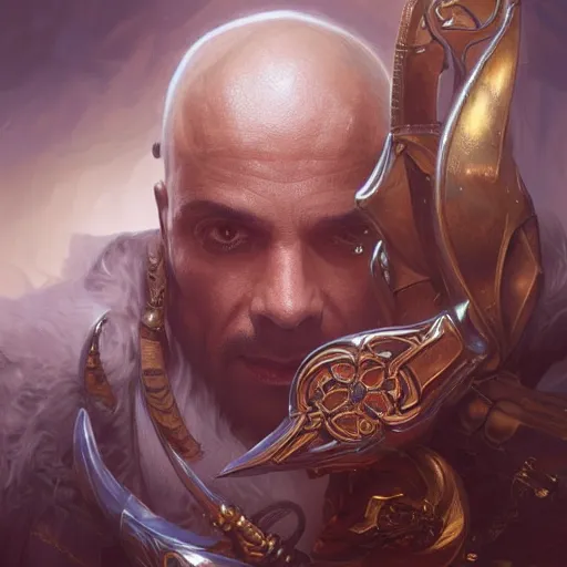 Image similar to ultra realistic illustration, michael mando from diablo, intricate, elegant, highly detailed, digital painting, artstation, concept art, smooth, sharp focus, illustration, art by artgerm and greg rutkowski and alphonse mucha