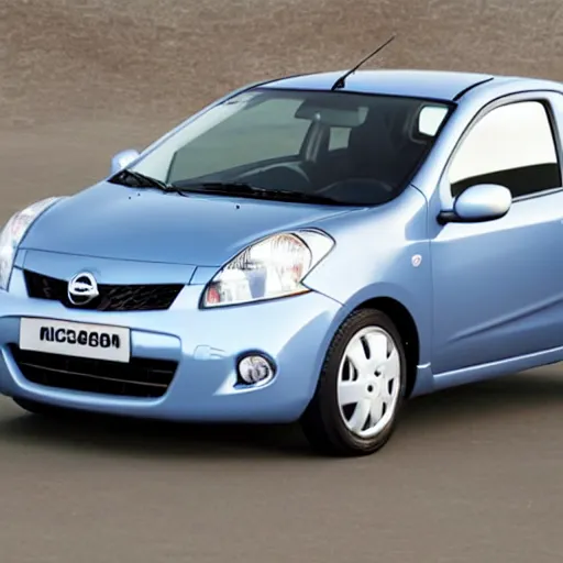 Prompt: a photo of a 2010 nissan micra k13