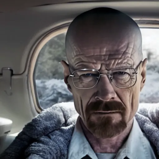 Image similar to A still of Walter White in Stranger Things