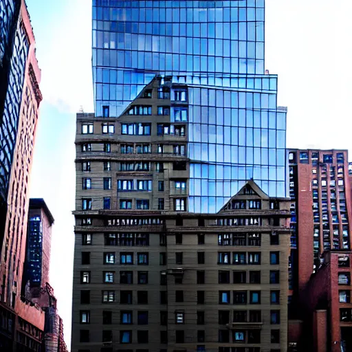 Image similar to the coolest building in new york, architecture