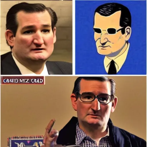 Image similar to ted cruz zodiac killer