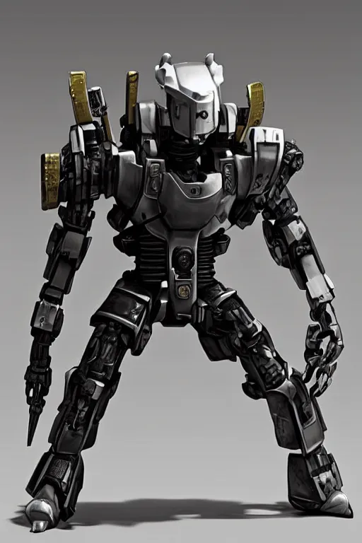 Prompt: samurai inspired mecha real steel (2011) robot Black. exposed wiring joints. Scowling angry face. Glowing eyes. intimidating cyberpunk style of Roger Deakins Jeremy Saulnier Newton Thomas Sigel Robert Elswit Greig Fraser trending rtx on ue5. 35mm Kodak Vision 2383 gritty atmospheric Bladerunner 2049. Small garage fluorescent lights