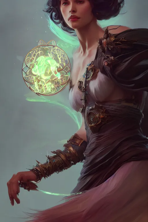 Prompt: beautiful sorceress, accurate anatomy, only two hands, highly detailed, digital painting, artstation, concept art, smooth, sharp focus, illustration, Unreal Engine 5, 8K, art by ross tran and greg rutkowski and alphonse Mucha and Frank Frazetta